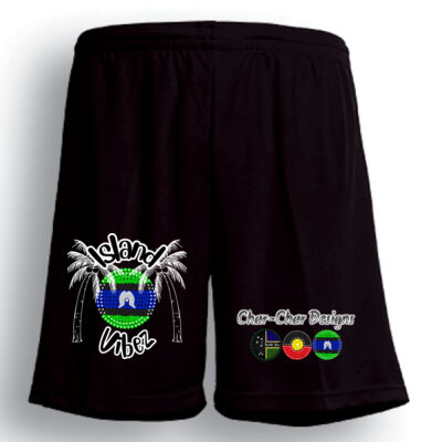 Char-char Indigenous designed sports shorts (unisex) Thumbnail